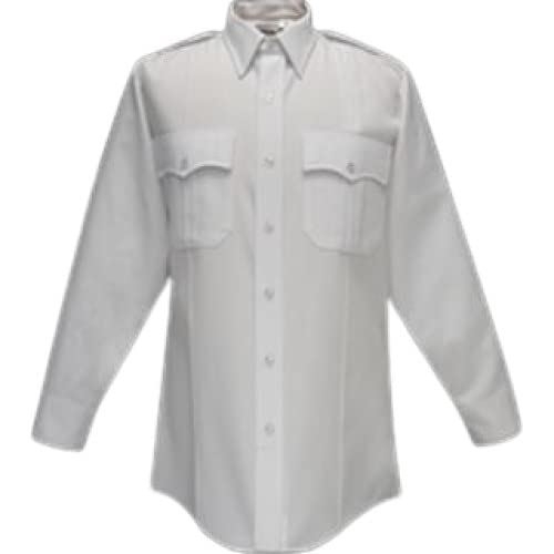 FLYING CROSS Deluxe Tropical Long Sleeve Shirt w/ Pleated Pockets