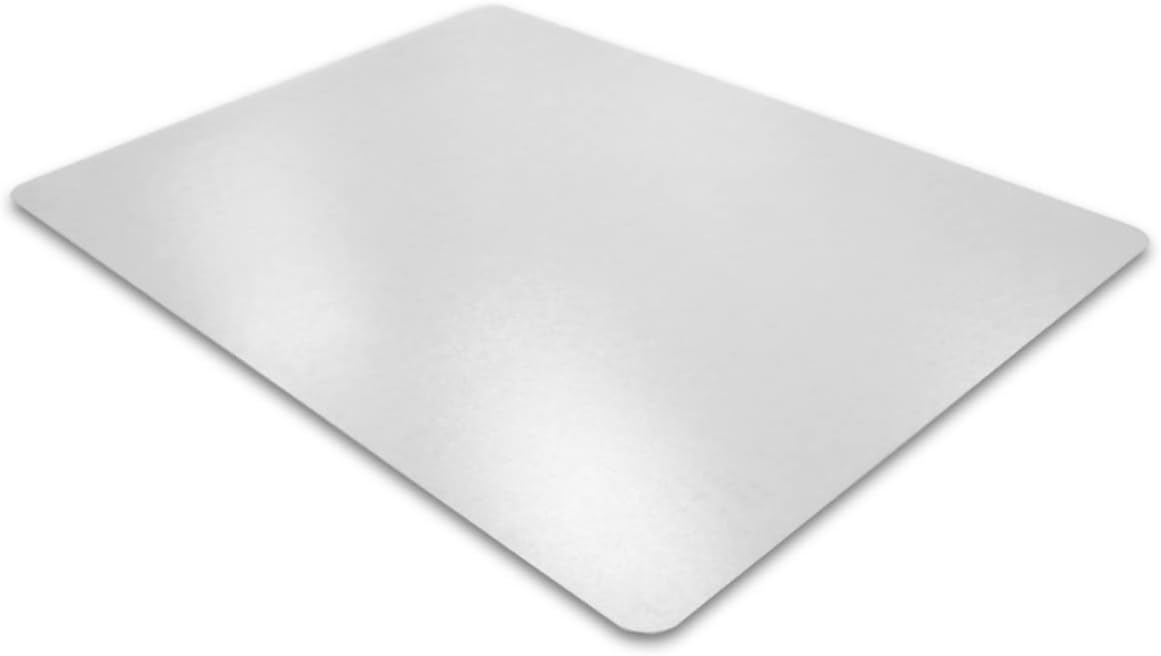 FLOORTEX Valuemat Vinyl Rectangular Chair Mat for Hard Floor