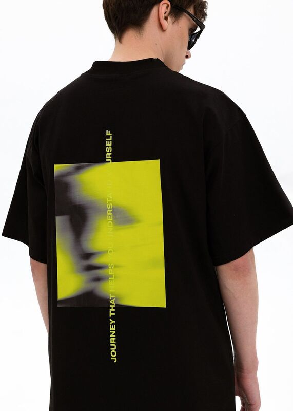 Black polo shirt