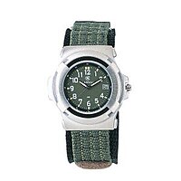 Smith & Wesson Men's Lawman Watch, 3ATM, Glowing Hands, Olive Drab Face, Nylon Strap, Tactical Watch, Precision Quart, Scratch Resistant, Christmas Gift, 40mm