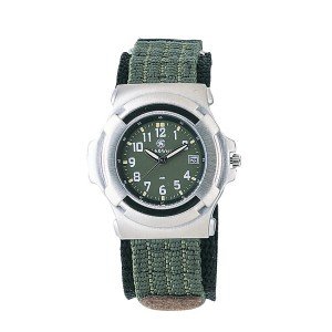 Smith & Wesson Men's Lawman Watch, 3ATM, Glowing Hands, Olive Drab Face, Nylon Strap, Tactical Watch, Precision Quart