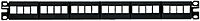 Panduit NKFP24Y Category-6 24-Port Flat Modular Patch Panel, Black
