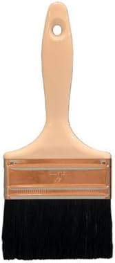 Magnolia Brush Industrial Paint Brushes, 4 in wide, 2 1/4 in trim, Black Bristle, Wood handle (455-244) Case of 12