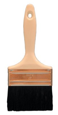 Magnolia Brush Industrial Paint Brushes, 4 in wide, 2 1/4 in trim, Black Bristle, Wood handle (455-244) Case of 12