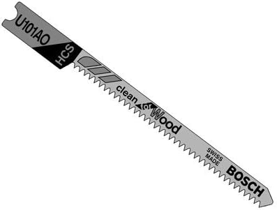 BOSCH 4" 6TPI Bi-Metal Universal Shank Jigsaw Blade (5 pk) Part No. U111DF