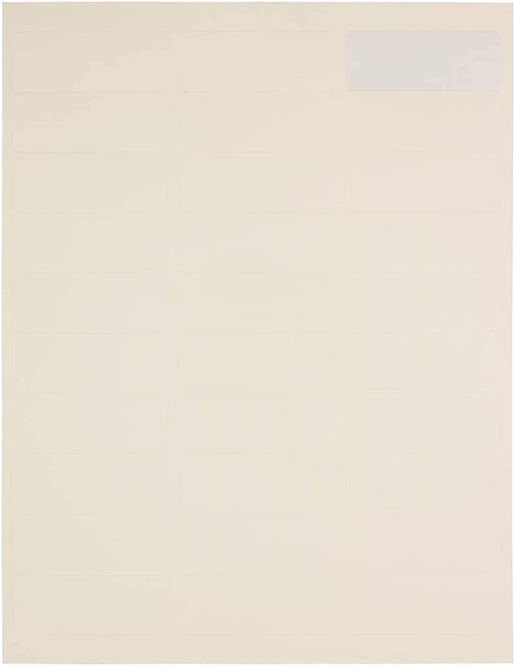 JAM PAPER Mailing Address Labels - Self-Adhesive Rectangular