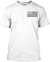 THIN BLUE LINE USA Men's Short-Sleeve T-shirt Thin Blue Line American Flag