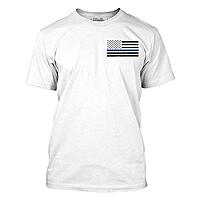 THIN BLUE LINE USA Men's Short-Sleeve T-shirt Thin Blue Line American Flag
