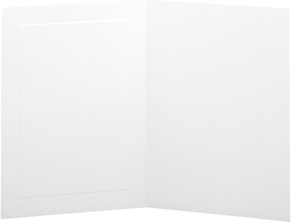 JAM PAPER Strathmore Foldover Cards - 80lb Wove - 25/Pack