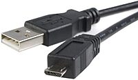 StarTech.com 6ft Micro USB Cable - A to Micro B - Black