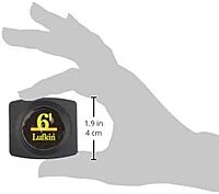 Apex Lufkin Pee Wee Pocket Measuring Tape, SAE, 6ft x 1/4in Blade