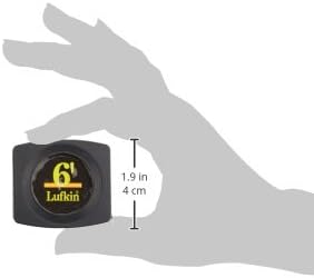 Apex Lufkin Pee Wee Pocket Measuring Tape, SAE, 6ft x 1/4in Blade