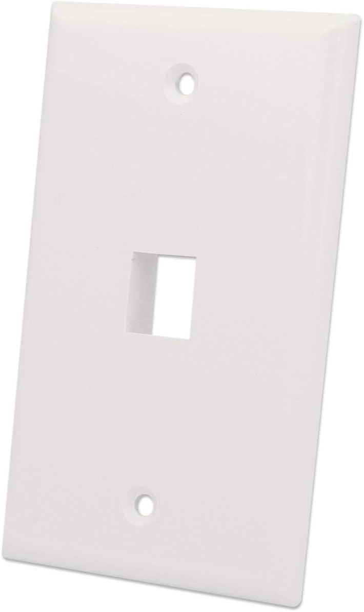 INTELLINET 1-Outlet Keystone Wall Plate