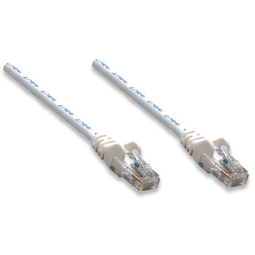 Intellinet Network Cable, Cat6, UTP RJ45 Male / RJ45 Male, 0.6 m (2 ft.), White 73986