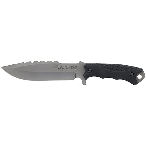 Schrade Delta Class Extreme Survival Fixed Blade 10.75in with 6in AUS-10 Steel Blade and Non-Slip Grip for Camping