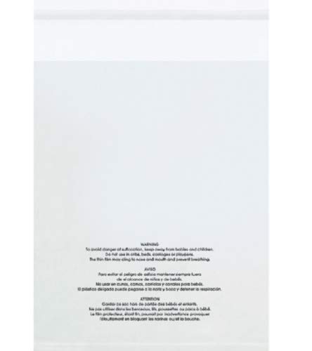Box Partners PMR091215 9 x 12 in. 1.5 Mil Resealable Suffocation Warning Poly Bags Case, Pack of 1000