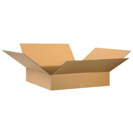 Flat Corrugated Boxes, 30" x 30" x 6" - 15 EACH PER BUNDLE [PRICE is per BUNDLE]