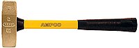 Ampco Safety Tools H-17FG Double Face Machinists Hammer, Non-Sparking, Non-Magnetic, Corrosion Resistant, 3 lb, 15" OAL