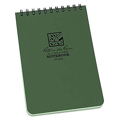 Rite in the Rain Weatherproof Top Spiral Notebook, 4" x 6", Universal Pattern