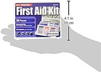 First Aid Only All-Purpose 34 Piece First Aid Kit, Blue/White