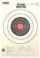 Champion Targets 45723 Score Keeper Fluorescent Orange & Black Bullseye Target, 25 Yard Pistol Slow Fire, 12 Pack