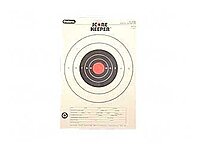 Champion Targets 45723 Score Keeper Fluorescent Orange & Black Bullseye Target, 25 Yard Pistol Slow Fire, 12 Pack