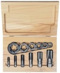 IRWIN Hexagon Re-Threading Tap and Die Set, 12 Pieces