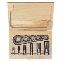 IRWIN Hexagon Re-Threading Tap and Die Set, 12 Pieces