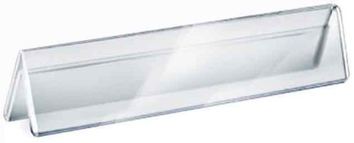 Azar Displays Acrylic Two-Sided Nameplates (Pack of 10)
