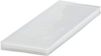 JAM PAPER Plastic Envelopes with Tuck Flap Closure - Clear
