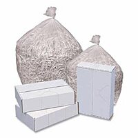 NATURAL Trash Can Liners SIZE 40x46 THICKNESS 13.0MIC Bags per case 250