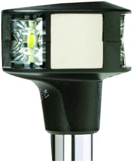 attwood 7812-S-7 Lightarmor Folding 12-Inch LED 3 Nautical Mile Masthead/Anchor Light, Silver