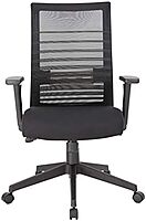 Boss Office Products Mesh Task Chair With T-Arms, Black