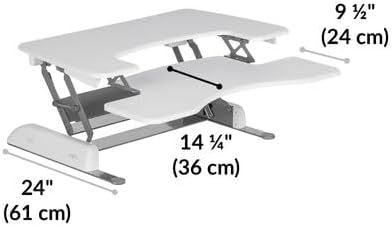 VARI VariDesk Pro Plus 36 Adjustable Standing Desk Converter