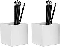 Bostitch Office Konnect Pencil Cup Desk Organizer, Pen Cup, White (Pack of 2) White 1 Count (Pack of 2) Pencil Cup