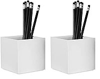 Bostitch Office Konnect Pencil Cup Desk Organizer, Pen Cup, White (Pack of 2) White 1 Count (Pack of 2) Pencil Cup