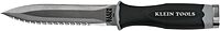 Klein Tools DK06 Knife, Serrated Stainless Steel Duct Knife for Flexible Duct and Board, with Sheath