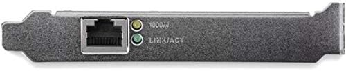 StarTech.com 1 Port PCIe Gigabit Network Server Adapter NIC Card - Dual Profile