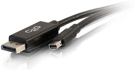 C2G Legrand Mini DisplayPort to DisplayPort Adapter, Male to Male Displayport Adapter, Black 8k Displayport Adapter