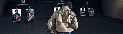 CALDWELL Silhouette Center Mass Targets Hi-Vis Flake-Off