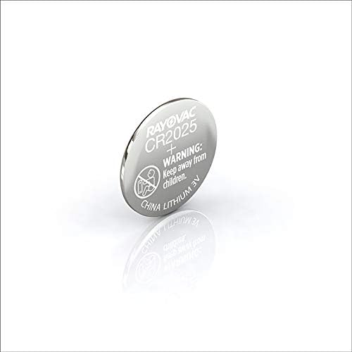 Rayovac CR2025 Battery, 3V Lithium Coin Cell CR2025 Batteries (1 Battery Count) 1 Pack, Cr2025 Size