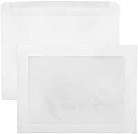 LUX 9 x 12 Full-Face Window Envelopes, 28 lb Bright White