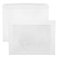 LUX 9 x 12 Full-Face Window Envelopes, 28 lb Bright White
