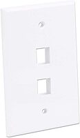 INTELLINET 2-Outlet Keystone Wall Plate