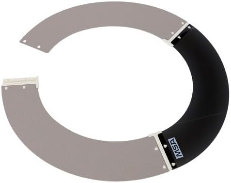 MSA 697410 V-Gard Sun Shield - Standard V-Gard Hat/Full Brim Attachment, Polyurethane Brim Extender, Smoke-Tinted Lexan