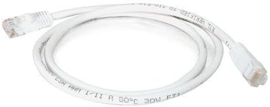 C2G CAT5E Patch Cord - 3 ft - White - RJ45 Male-to-Male (Set of 4)
