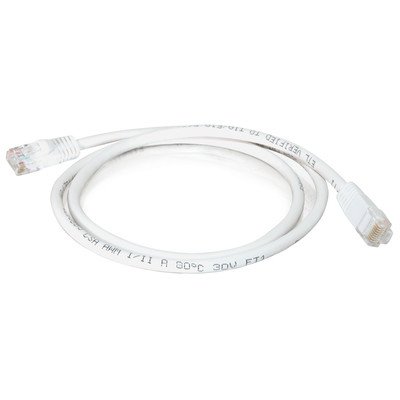 C2G CAT5E Patch Cord - 3 ft - White - RJ45 Male-to-Male (Set of 4)