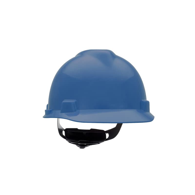 MSA 477483 V-Gard Cap Style Safety Hard Hat With Fas-Trac III Ratchet Suspension | Polyethylene Shell