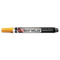 BEST WELDS 900-PAINTMKR-YEL - Prime-Action Paint Marker, Reversible Chisel/Bullet (12pk)