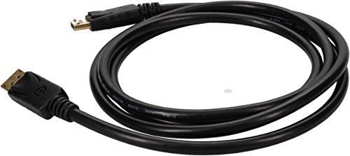 AddOn DisplayPort Male to DisplayPort Male Cable, 6 ft, Black (DISPLAYPORT6F)